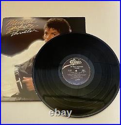 Rare Error 1982 Michael Jackson Thriller Cover Error Vinyl Record Qe 38112