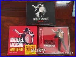 Rare! LOT MICHAEL JACKSON King of Pop UK Deluxe / Singapore / Japan Edition