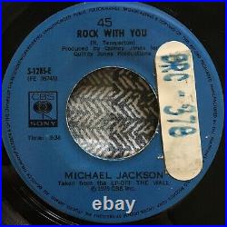 Rare MICHAEL JACKSON Rock With You PHILIPPINES 1979 S-1285-E