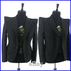 Rare MJ Michael Jackson Punk Shrug Suit Blazer Black This Is It Costume Jacket