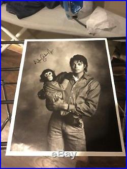 Rare Michael Jackson Autograph Monkey Business Publicity Photo