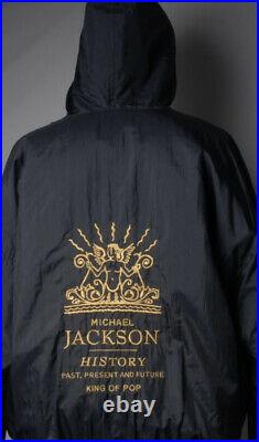 Rare! Michael Jackson Dangerous History King Of Pop Bad Hoodie Bomber Jacket