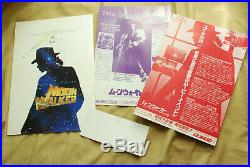 Rare Michael Jackson Moonwalker Japanese Programme Chirashi Poster Cinema Ticket