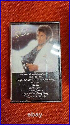 Rare Michael Jackson Pepsi Presents Set Of 3 Cassette Tapes Bad Thriller