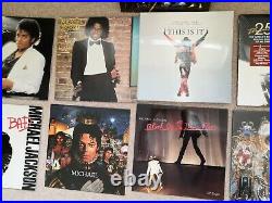 Rare Michael Jackson Vinyl Collection. 14 vinyls. Some vintage, some brand new