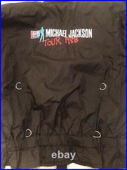 Rare Michael jackson Bad Tour Crew Jacket
