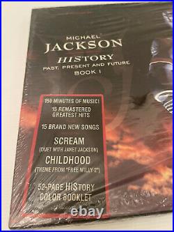 Rare Micheal Jackson History Past, Present & Future Book 1 Vinyl LP 3 Record Set