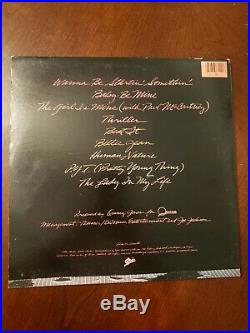 Rare Misprinted Michael Jackson Thriller Vinyl Album QE 38112