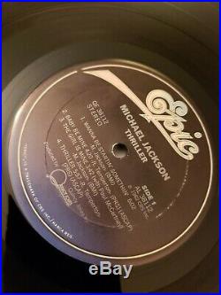 Rare Misprinted Michael Jackson Thriller Vinyl Album QE 38112