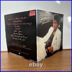 Rare Original 1982 Promo MICHAEL JACKSON Thriller LP Vinyl QE 38112 Cover Error
