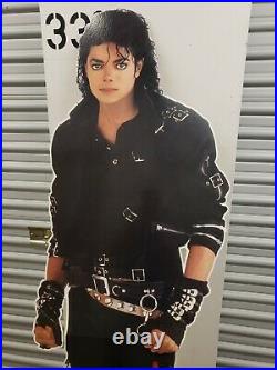 Rare Original Michael Jackson'bad' Lifesize Standup Record Store Promo! 1987