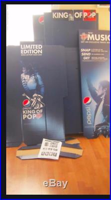 Rare Pepsi Giant Michael Jackson Pallet Quad BAD 25 Anniversary Standee Display