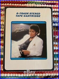 Rare Sealed New Old Stock Michael Jackson Thriller 8 Track Tape Cartridge Stereo