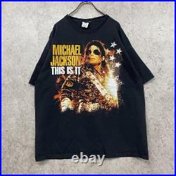 Rare US Secondhand Clothing 00s Band T shirt Michael Jackson Men s XL