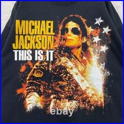 Rare US Secondhand Clothing 00s Band T shirt Michael Jackson Men s XL