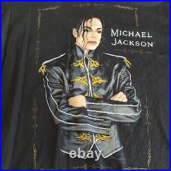 Rare VTG WINTERLAND Michael Jackson King of Pop Dangerous Tour 1992 T Shirt 90s