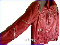 Rare Vintage 1980s Leather Michael Jackson BEAT IT Jacket Collector Condition