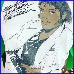 Rare Vintage 1984 Michael Jackson Thriller Concert Baseball T-shirt Perfect