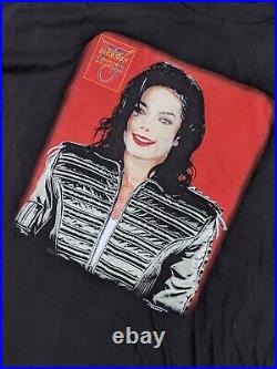 Rare Vintage 1996 XL Michael Jackson T-shirt History Tour Officially Licensed