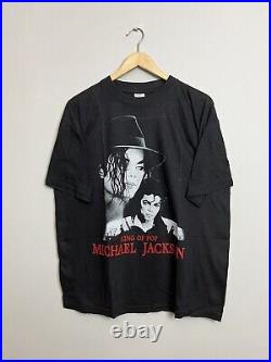 Rare Vintage 90s Michael Jackson King Of Pop Music Band Tee