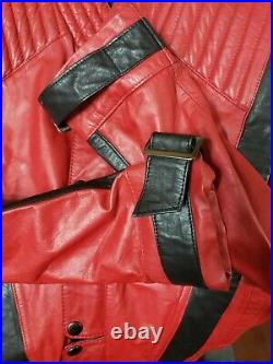Rare Vintage Authentic Michael Jackson Thriller Leather Jacket by Metal 1980's