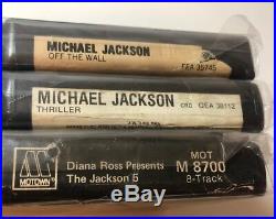 Rare Vintage Lot (8-track tapes) The Michael Jackson 5 Destiny Motown 1970-1982