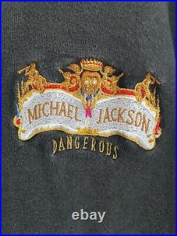 Rare Vintage Michael Jackson Dangerous World Tour Promo Sweatshirt 90's