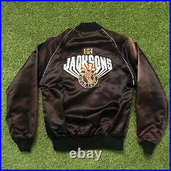 Rare Vintage UPSTREAM Jackson 5 World Tour 1984 Pepsi Satin Jacket 80s Michael S