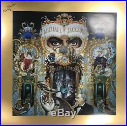 Rare artwork Michael Jackson Autographed Dangerous Lithograph