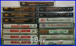 Rare-lot Of 15pcs-michael Jackson Malaysia Singapore Unique Cassette Tour-not Lp
