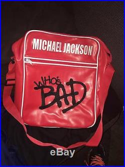 Rare michael jackson who's bad bag