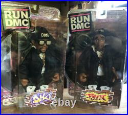 Run Dmc Mezco Figure Run and DMC Rare Black Clothes Ver. In stock 7 inch 2 LOT