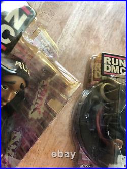 Run Dmc Mezco Figure Run and DMC Rare Black Clothes Ver. In stock 7 inch 2 LOT