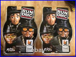 Run Dmc Mezco Figure Run and DMC Rare Black Clothes Ver. In stock 7 inch 2 LOT