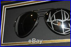 SIGNED Michael Jackson Thriller Sunglasses Framed 100% Original This Is It RARE