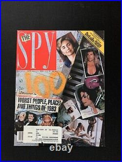 SPY Magazine RARE December 1993 Hilary Clinton, Michael Jackson