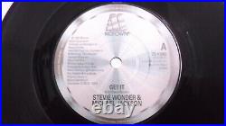 STEVE WONDER & MICHAEL JACKSON ZB 41833 RARE SINGLE 7 45 UK record VG+