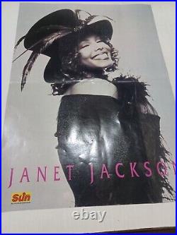 Sun Magazine 1993 MJ Michael Jackson Madonna Kylie Janet poster Rare India BIG