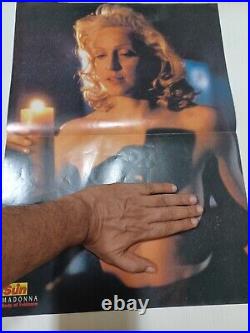 Sun Magazine 1993 MJ Michael Jackson Madonna Kylie Janet poster Rare India BIG