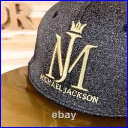 Super Rare Michael Jackson Limited MJ ONE Rare Crown Cap Gray x Gold