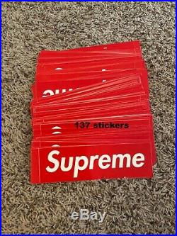 Supreme Stickers Lot Box Logo Scarface Michael Jackson Rare 100% Authentic