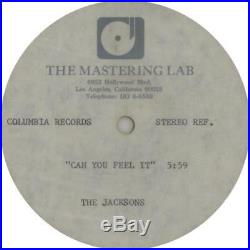 THE JACKSONS Can You Feel It RARE 12 ACETATE PROMO ARCHIVE COPY Michael Jackson