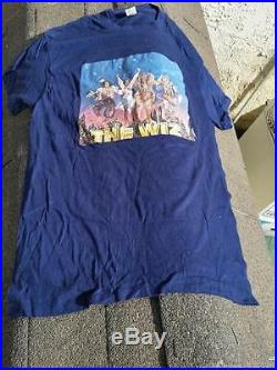 THE WIZ T-Shirt Vintage 1979 Michael Jackson Diana Ross Rare L
