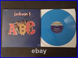 The Jackson 5 SIGNED VINYL Autographed ABC RSD 2022 Michael Jackson RARE Blue