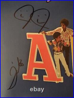 The Jackson 5 SIGNED VINYL Autographed ABC RSD 2022 Michael Jackson RARE Blue