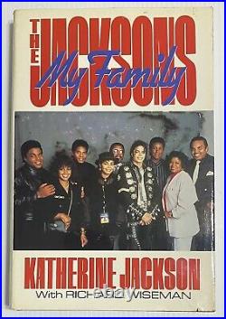 The Jacksons My Family Katherine Jackson RARE OOP Michael 1990 Hardcover Book