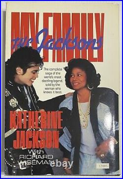 The Jacksons My Family Katherine Jackson RARE OOP Michael 1990 Hardcover Book
