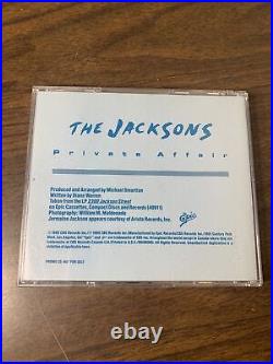The Jacksons Private Affair Promo Demo CD 1989 Vintage Rare Michael Jackson