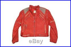 ULTRA RARE Vintage 1980s MICHAEL JACKSON Beat It Red Leather Jacket (J. Park)