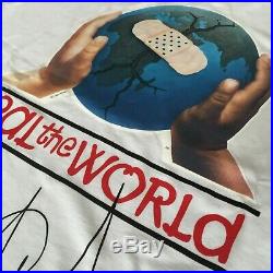 Ultra Rare Vintage Heal The World T-shirt 1992 Mint! Michael Jackson